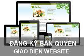 Đăng ký bản quyền tác giả cho giao diện website