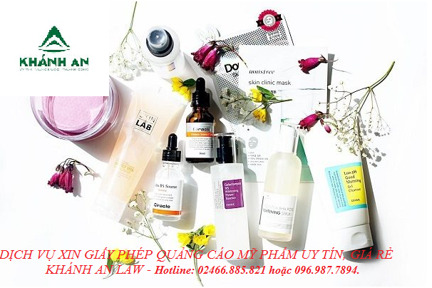 Dịch vụ xin giấy phép quảng cáo mỹ phẩm