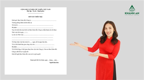 Cập nhật 2025 - Mẫu đơn xin nghỉ việc chuẩn theo quy định công ty