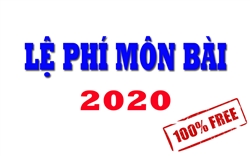 Các trường hợp được miễn lệ phí môn bài 2020