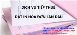 Hồ sơ tiếp thuế đặt in hóa đơn tại Huyện Thanh Trì