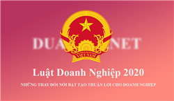 Luật doanh nghiệp 2020 có hiệu lực vào khi nào?