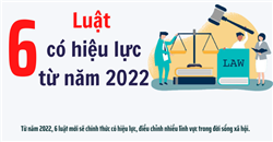 [01/2022] Những quy định đáng chú ý trong 06 luật có hiệu lực từ ngày 01/01/2022