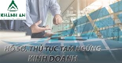 Tạm ngừng hoạt động doanh nghiệp