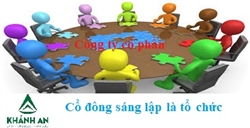 Thành lập công ty cổ phần có cổ đông là tổ chức