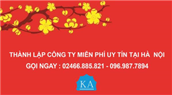 Thành lập Công ty miễn phí, giá rẻ, uy tín cao