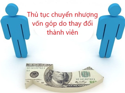 Thủ tục thay đổi thành viên do chuyển nhượng vốn góp trong Công ty TNHH