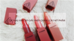 Thủ tục xin giấy phép quảng cáo mỹ phẩm 