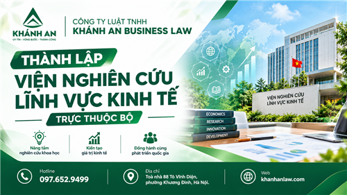 THÀNH LẬP VIỆN NGHIÊN CỨU LĨNH VỰC KINH TẾ TRỰC THUỘC BỘ